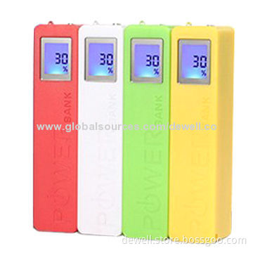 2000mAh Power Bank for iPhone, LED Display, Multicolor, CE/RoHS/FCC Certified, Factory Supply